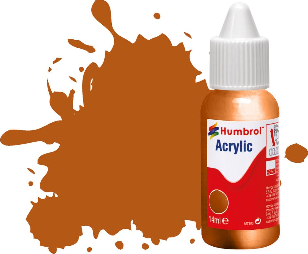 Bronze Metallic Acrylic Paint Dropper Bottle John Ayrey Die Casts